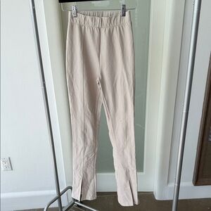 Women's Skinny Pants in Light Beige